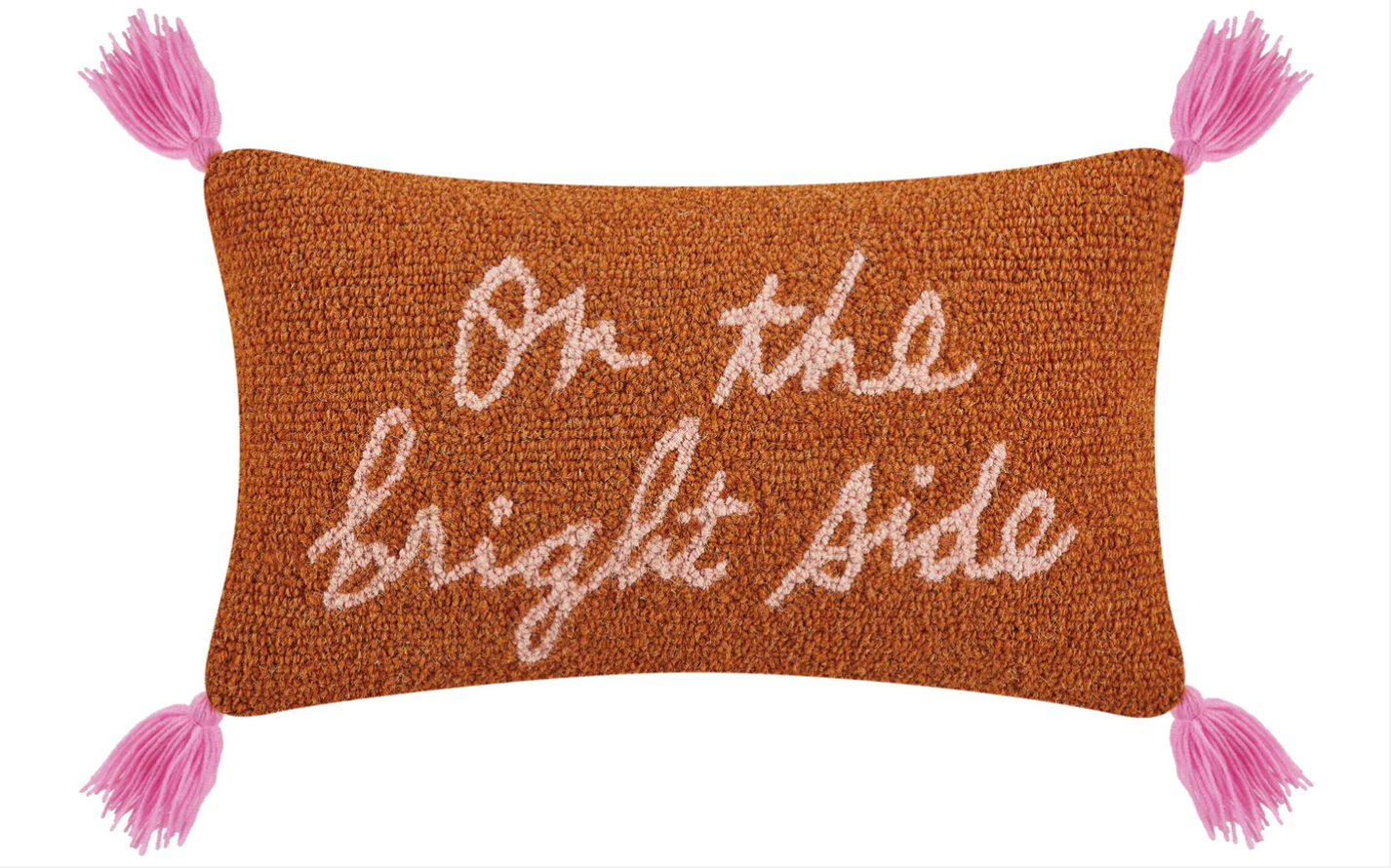 On The Bright Side W/Tassels Hook Pillow