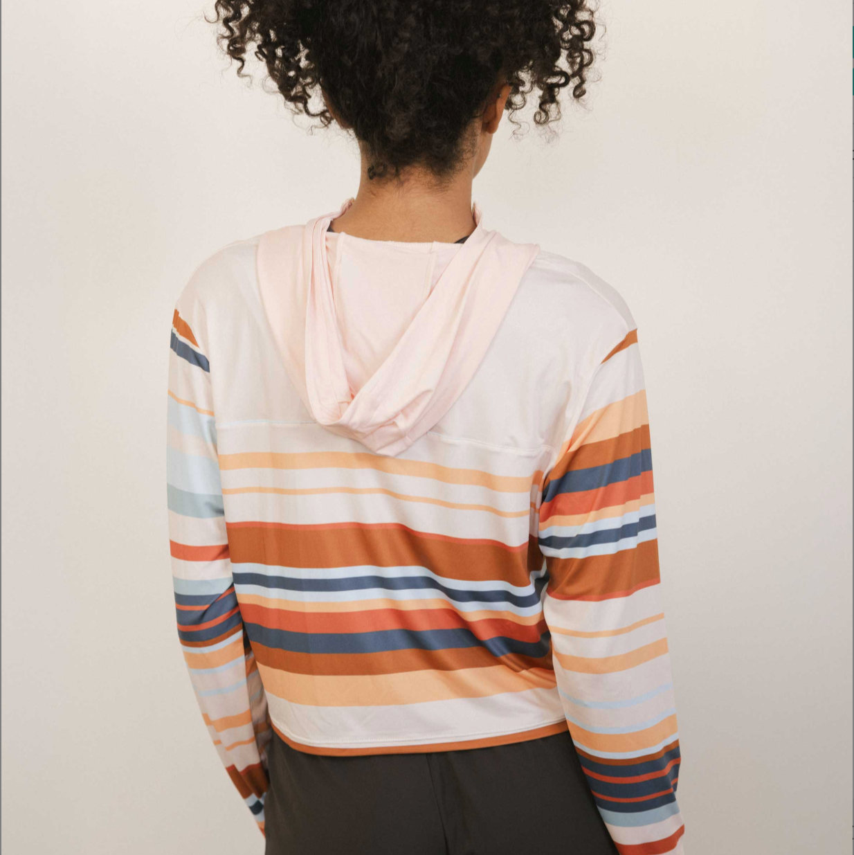 Cascade Stripe Lightweight Quarter Zip