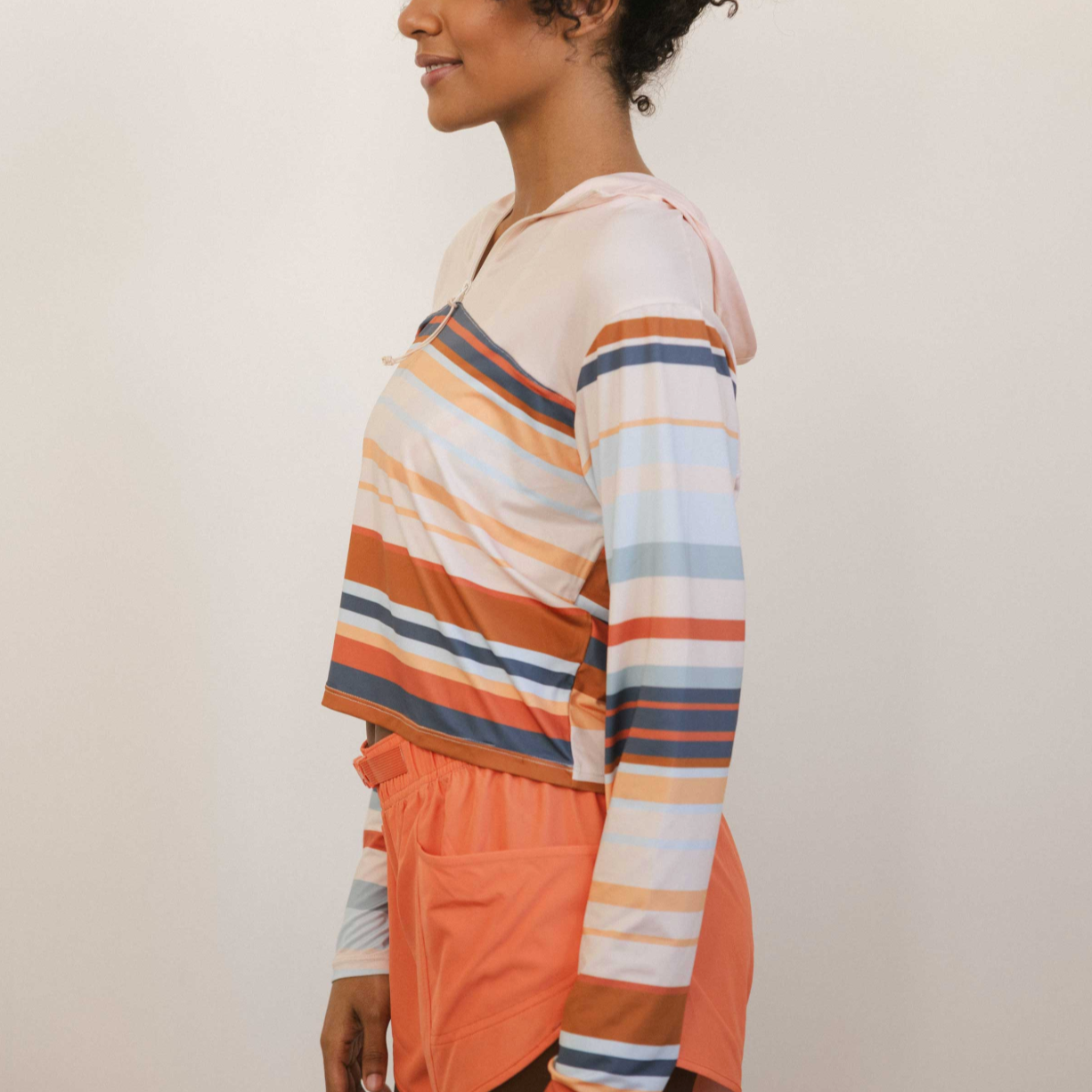 Cascade Stripe Lightweight Quarter Zip