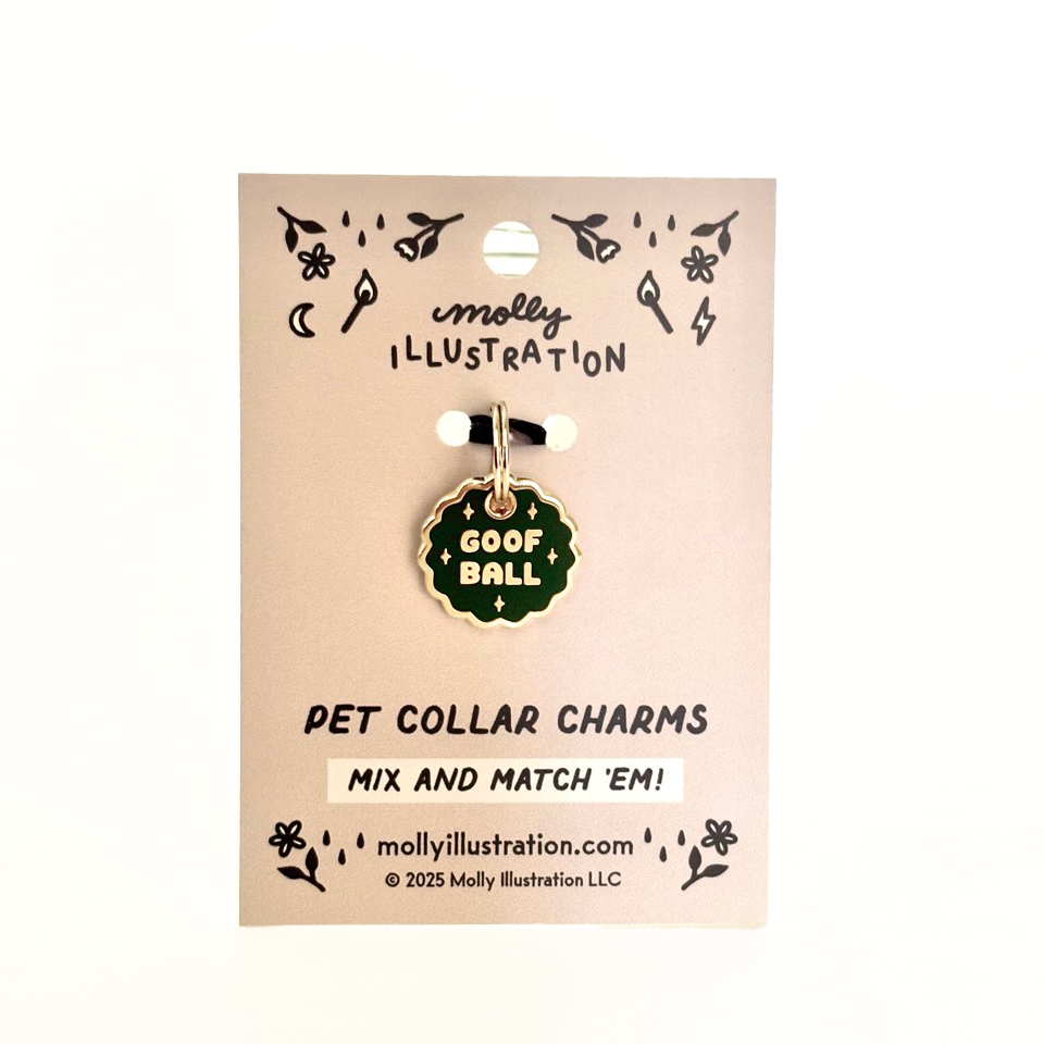 Goofball Pet Collar Charm