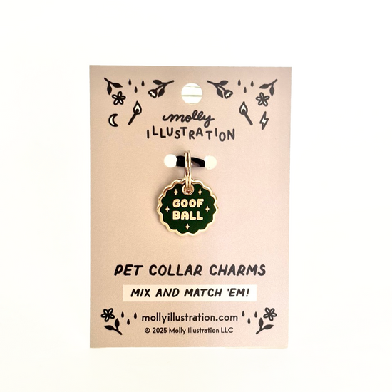Goofball Pet Collar Charm