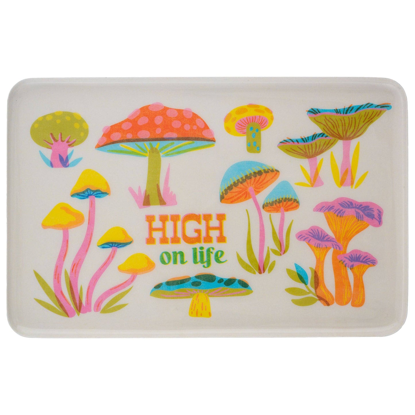 Mushroom Enamel Tray
