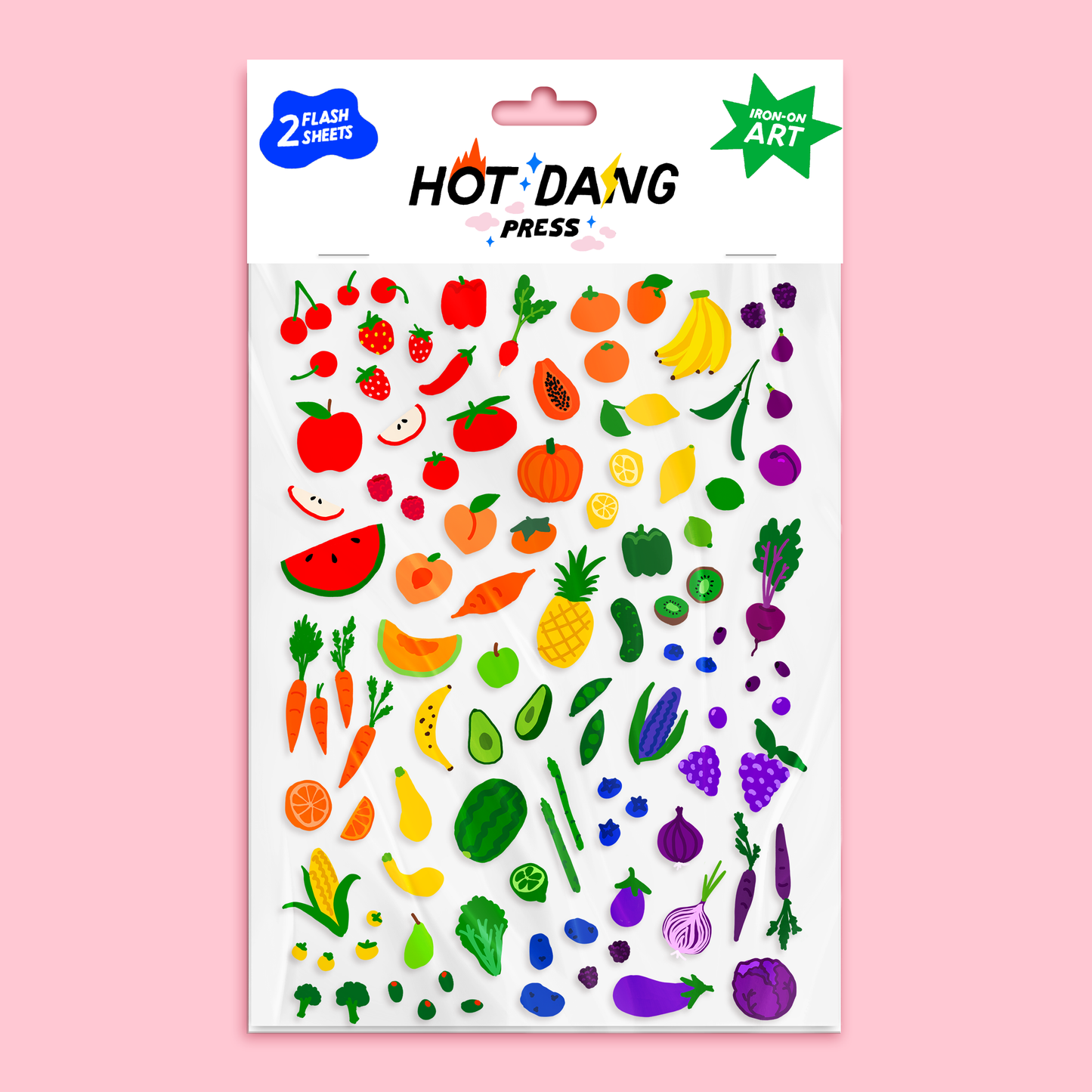 Eat the Rainbow Iron On Sheet Set