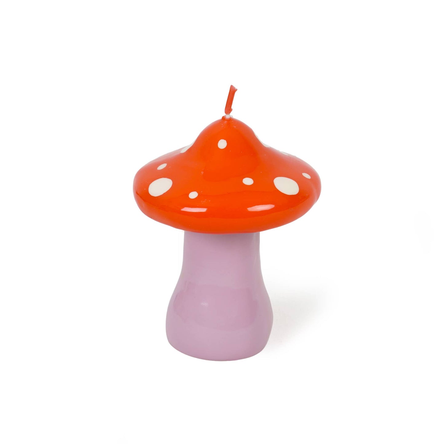 Large Red Mushroom Candle