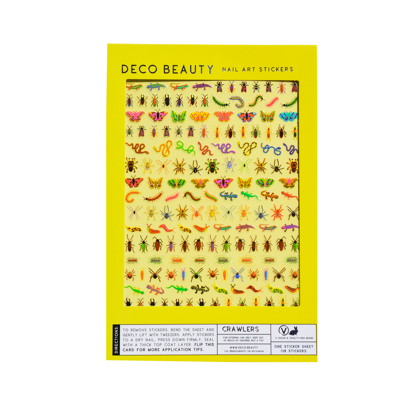 Crawlers Nail Art Stickers