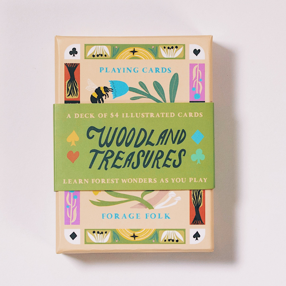 Woodland Treasures Forest Plant Playing Cards