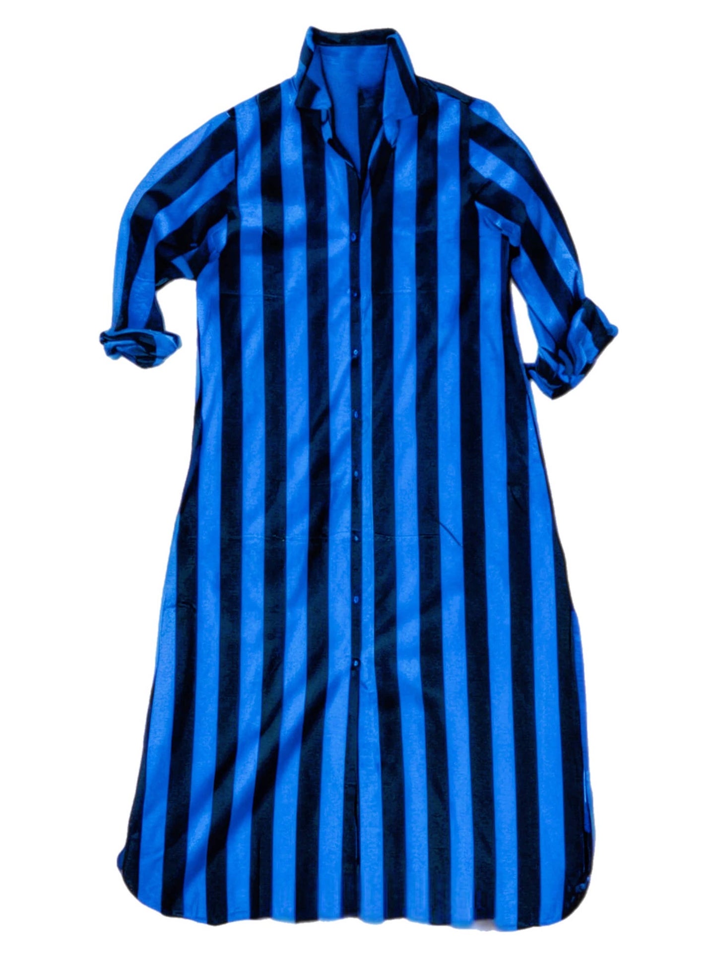 Surf Stripe Shirt Dress