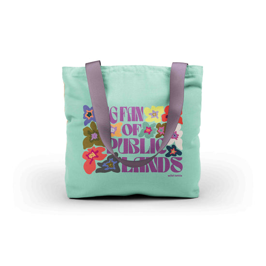 PREORDER Big Fan Floral Canvas Tote