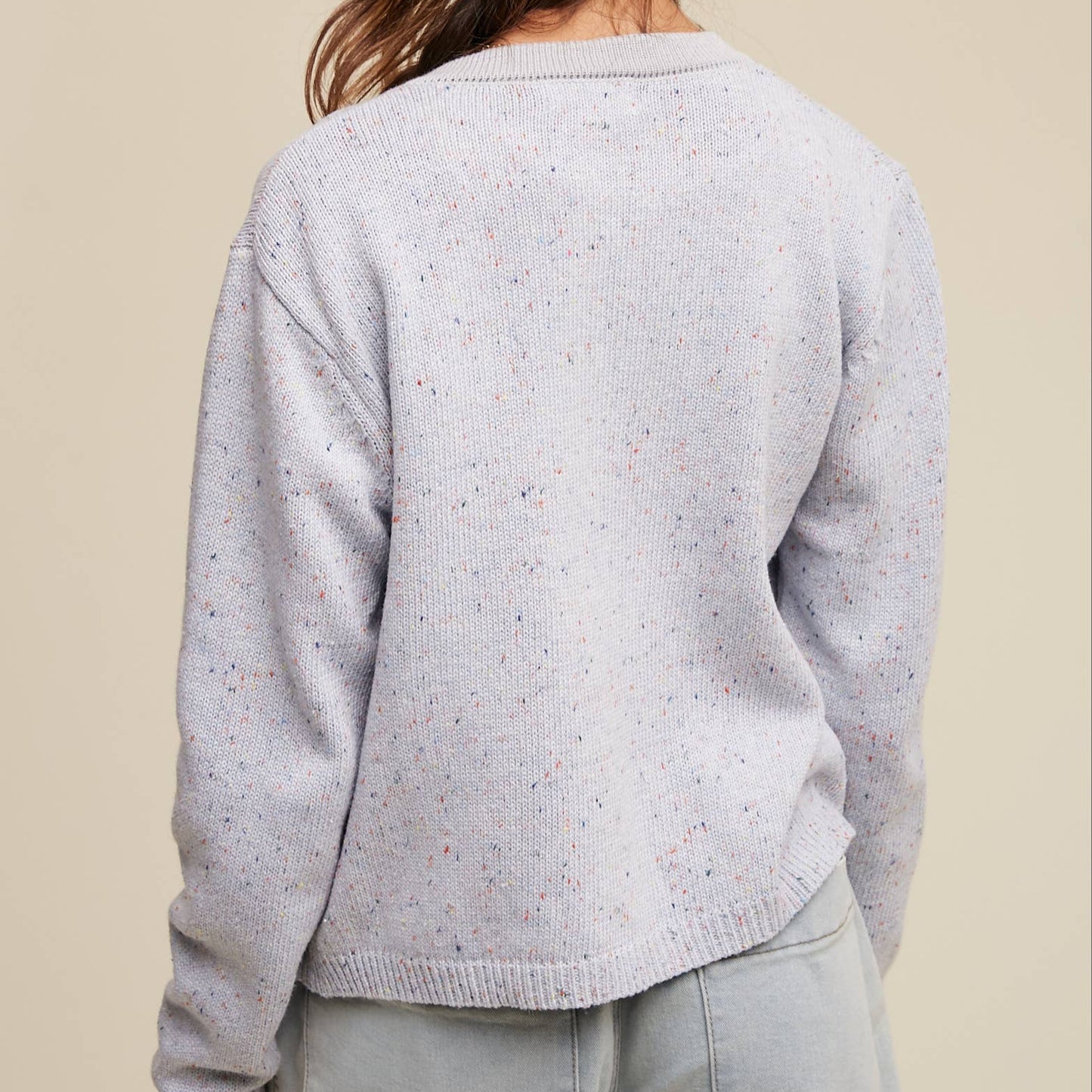 Speckled Knit Cardigan