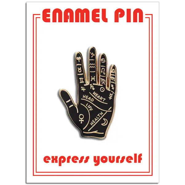 Palm Reading Hand Pin