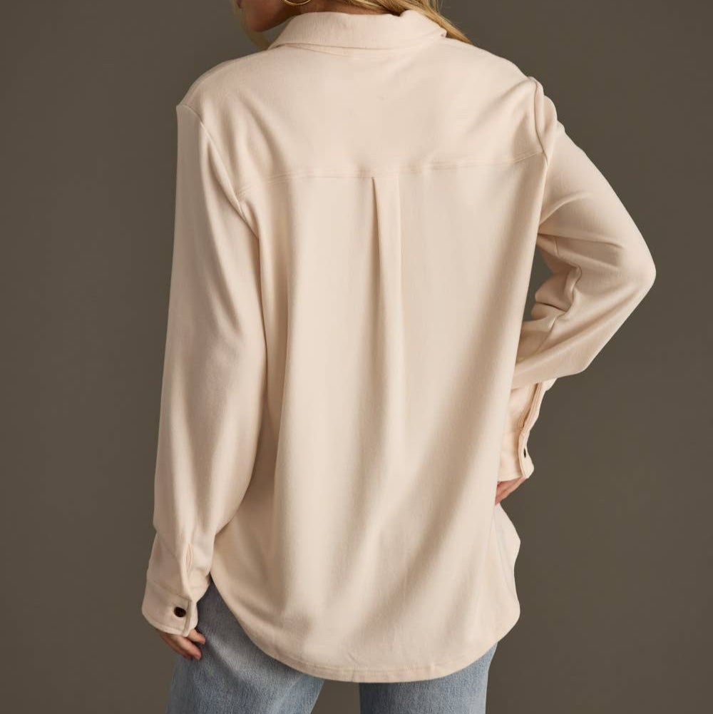 Ivory Super Soft Button Up
