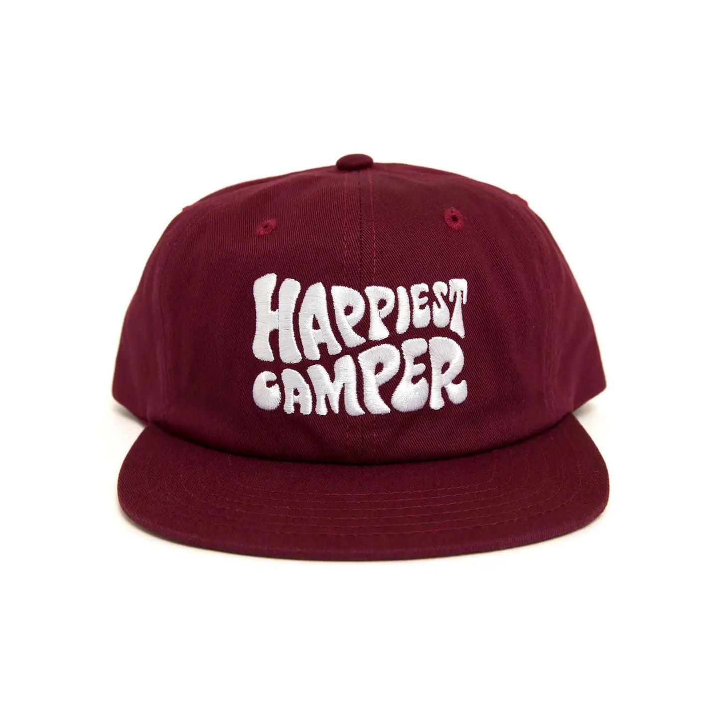 Happiest Camper Hat - Maroon