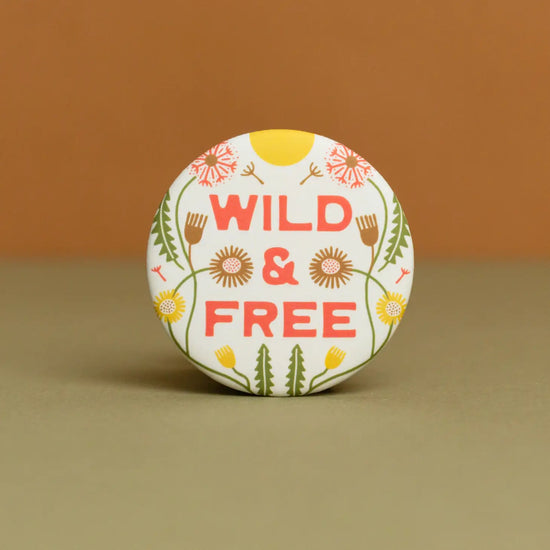 Wild & Free Round Magnet