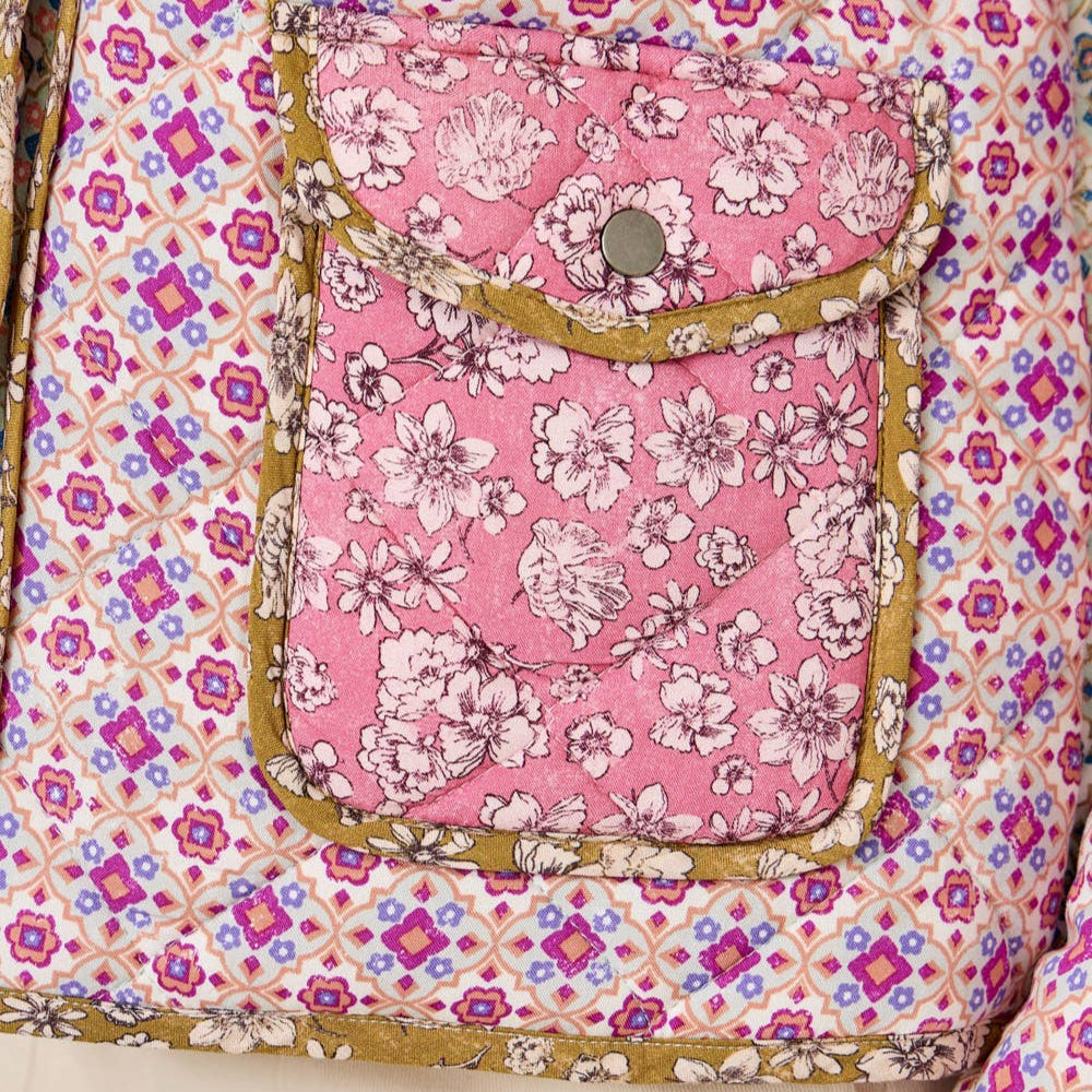 Mixed Media Quilted Jacket