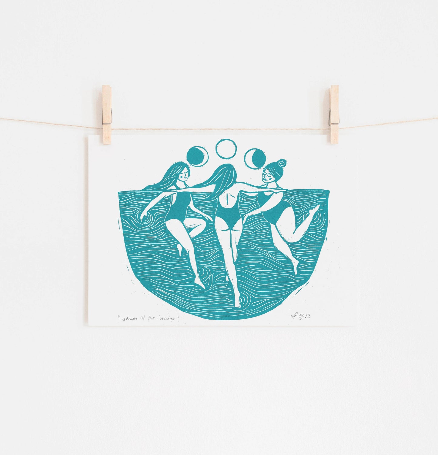Women of the Water Riso Print