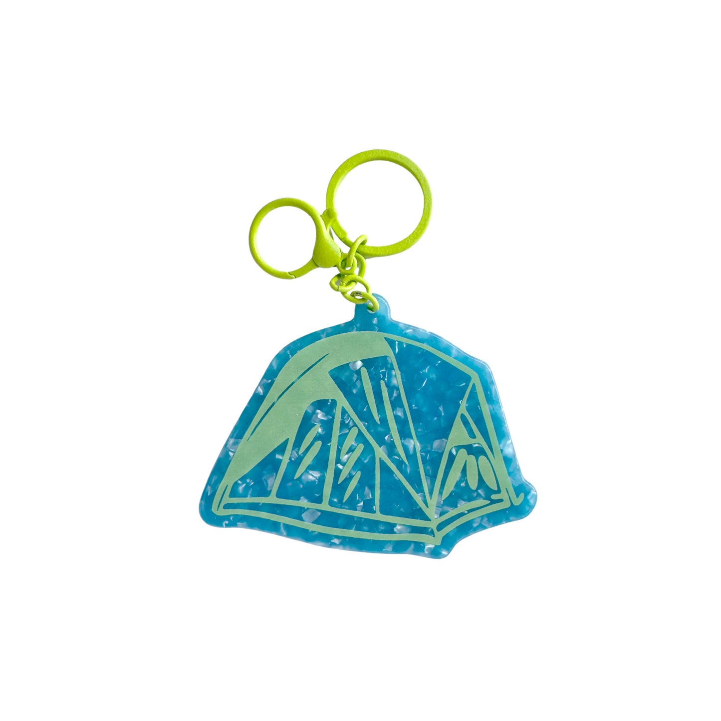 Tent Charm Keychain