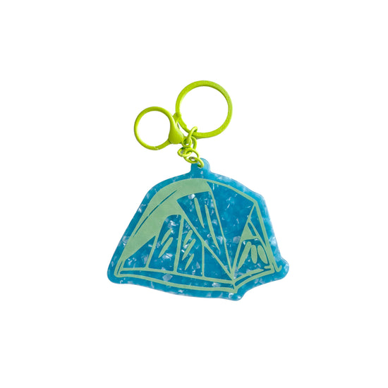 Tent Charm Keychain