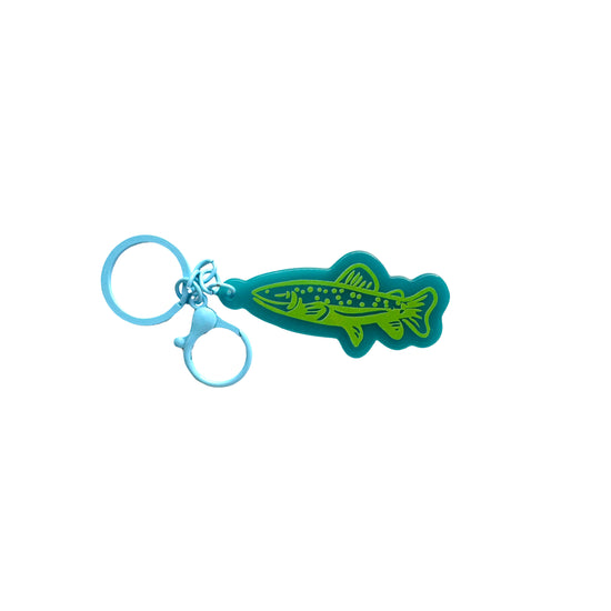 Trout Charm Keychain