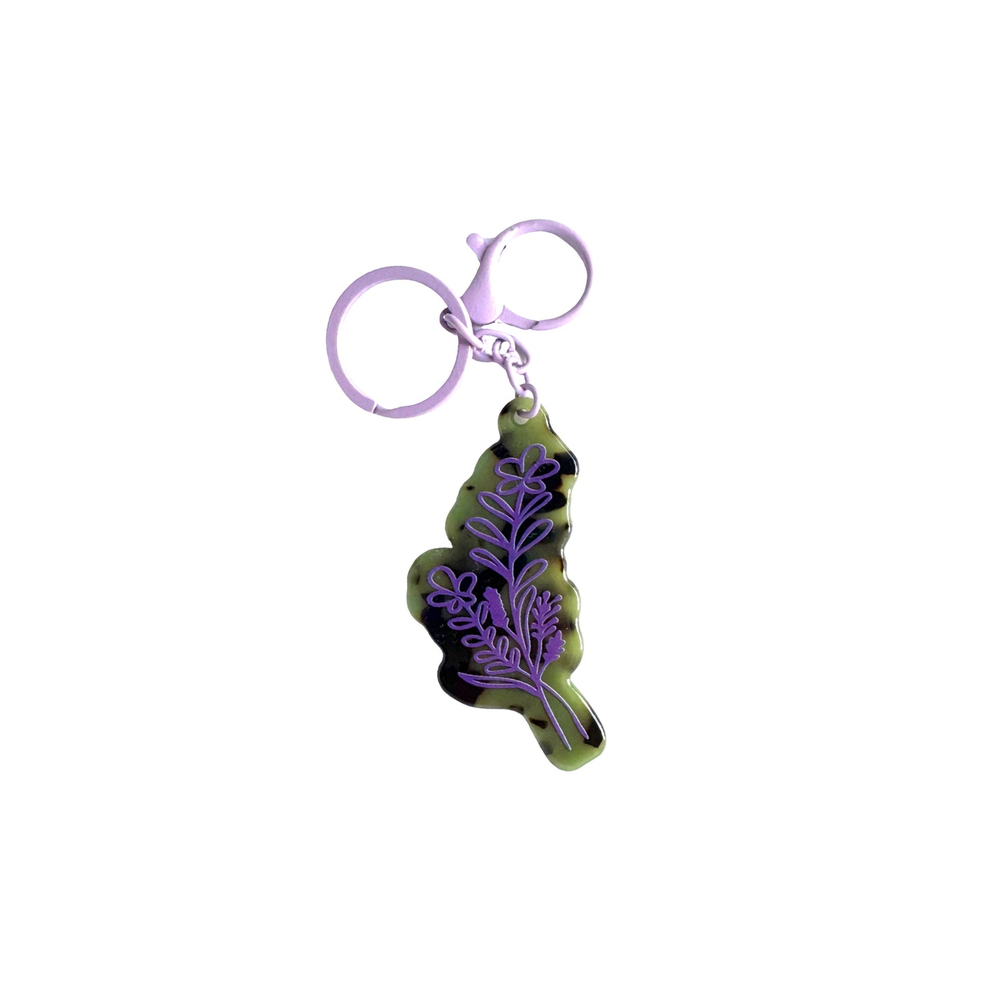 Wildflowers Charm Keychain