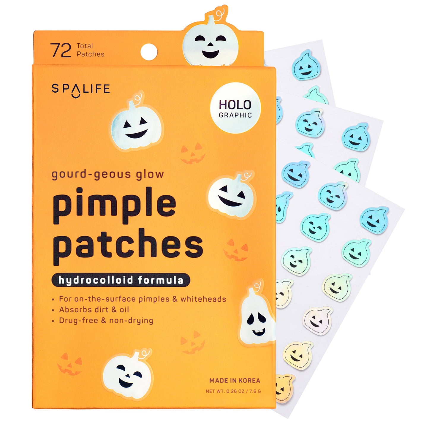 Halloween Gourd-shaped Hydrocolloid Pimple Patches