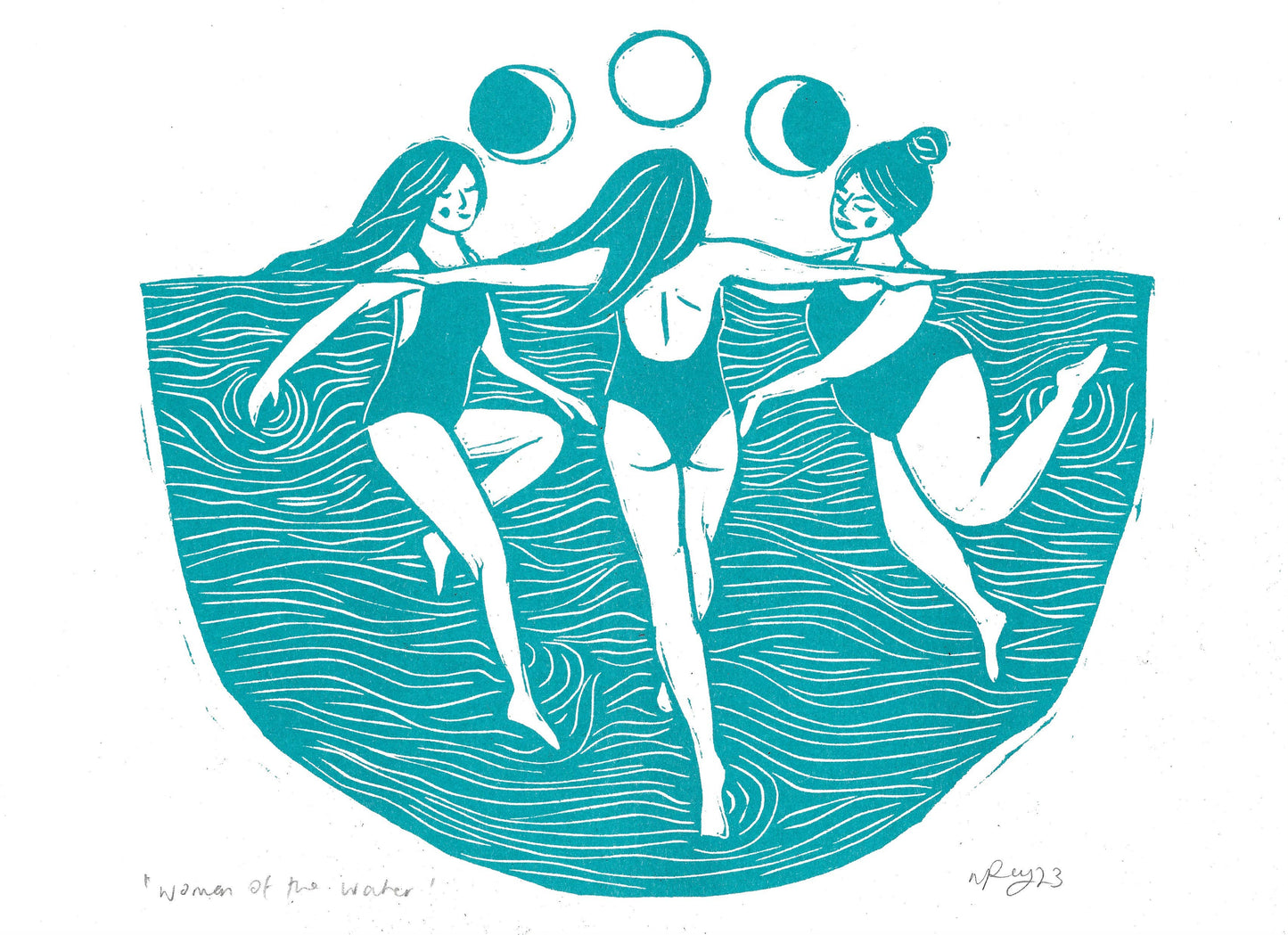 Women of the Water Riso Print