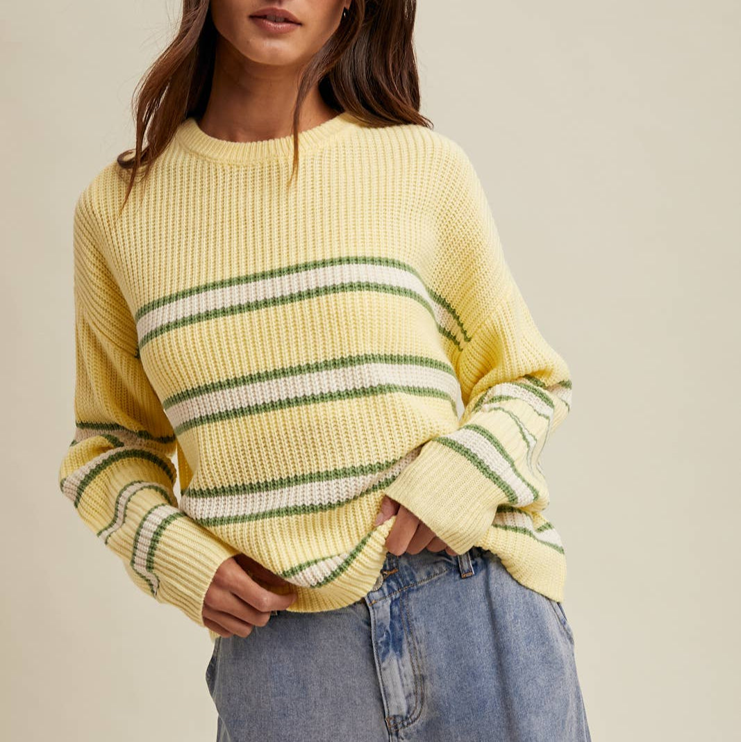 Sunshiney Striped Sweater