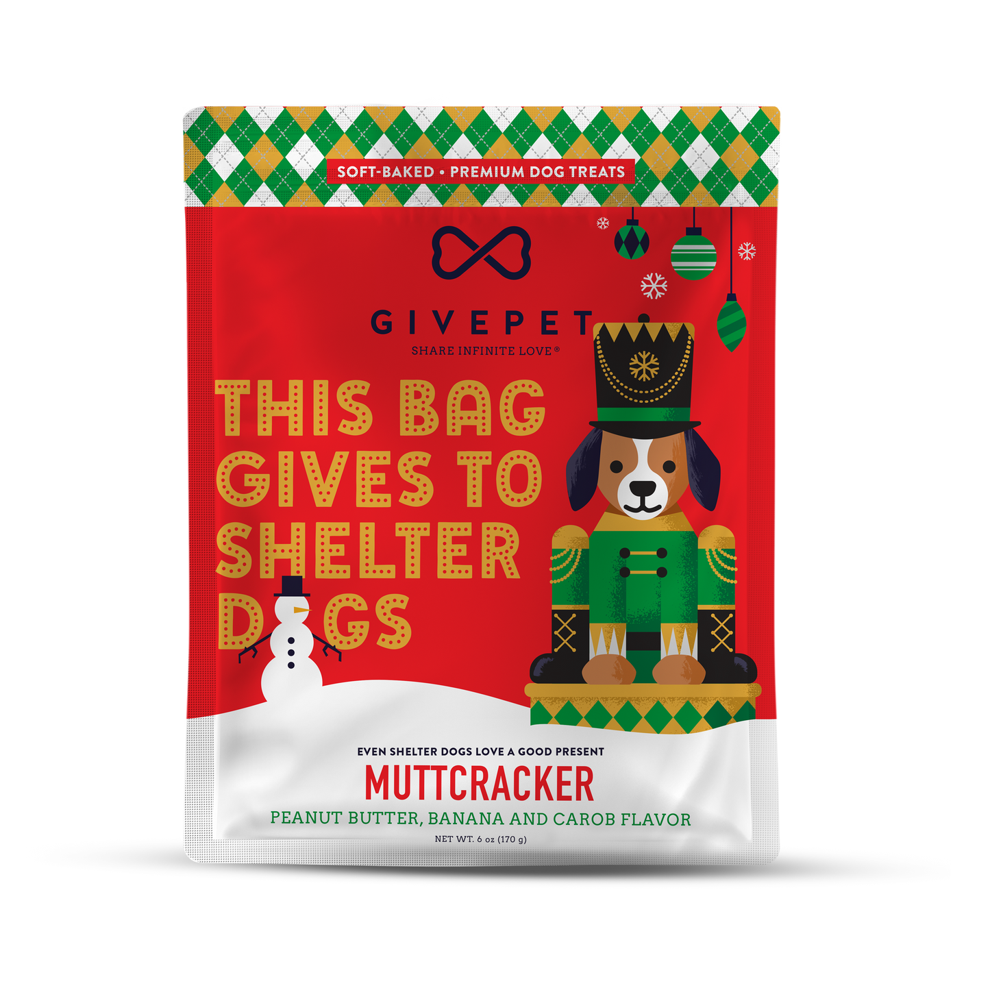 GivePet Muttcracker Holiday Dog Treats