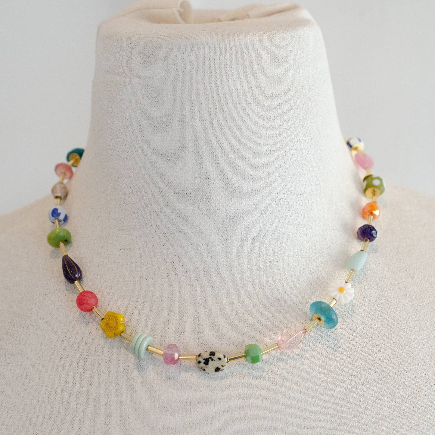 Colorful Beaded Eclectic Necklace