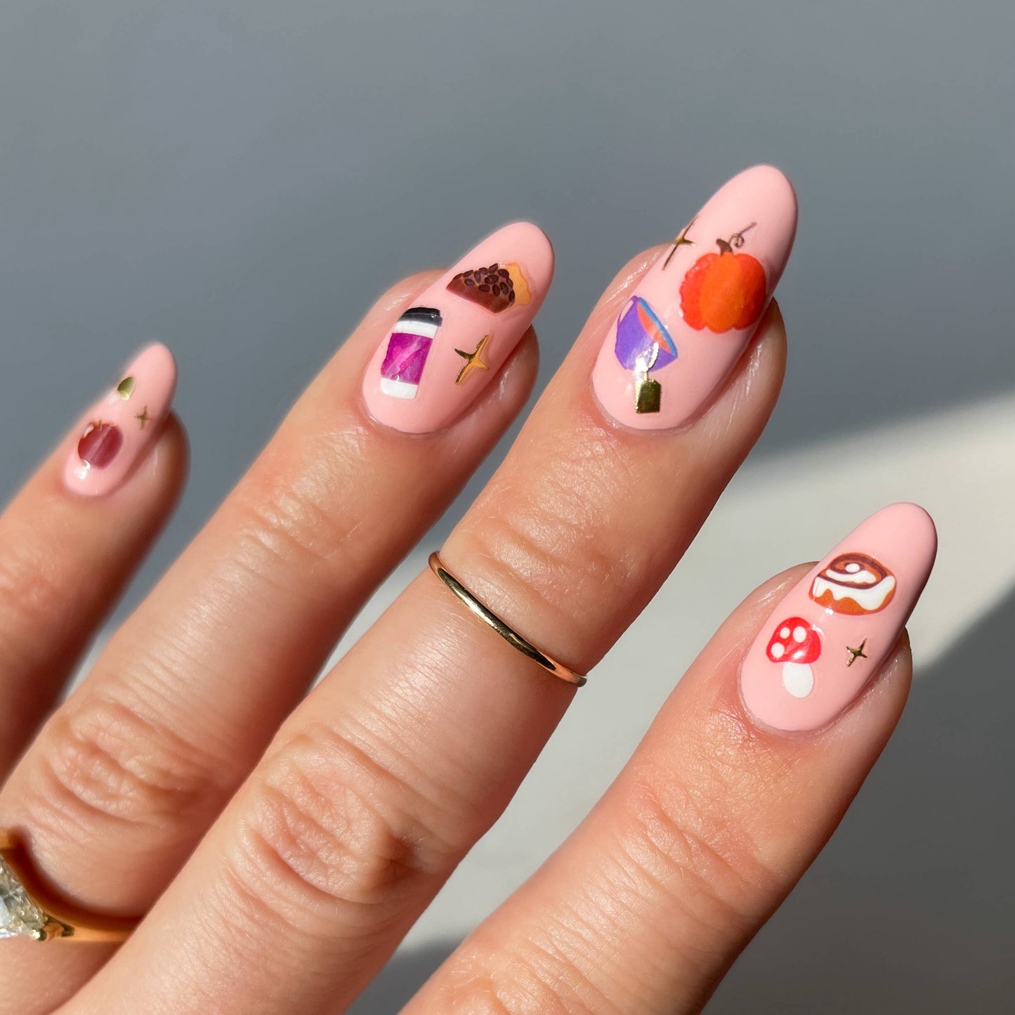 Cozy Nail Art Stickers