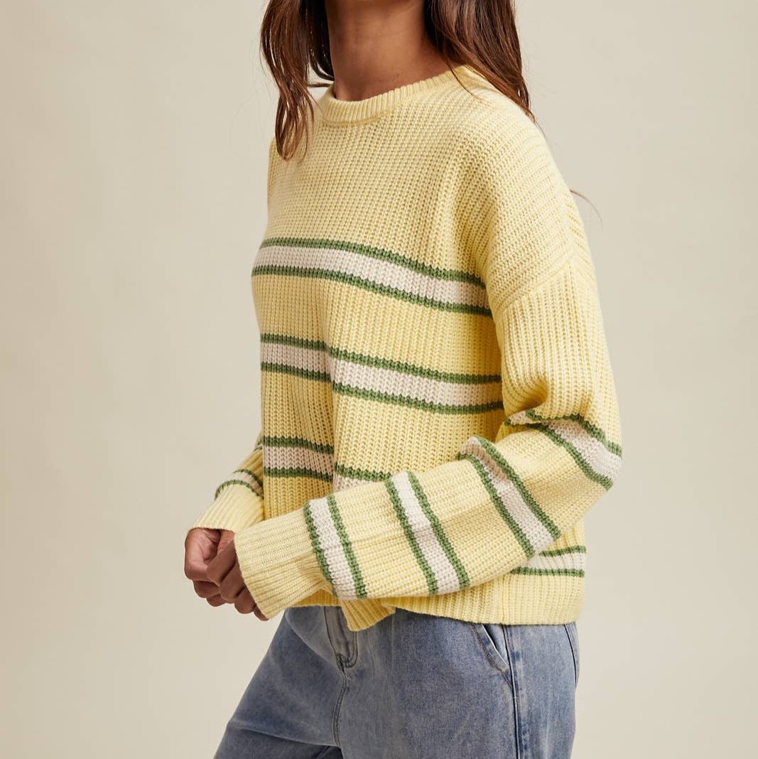 Sunshiney Striped Sweater