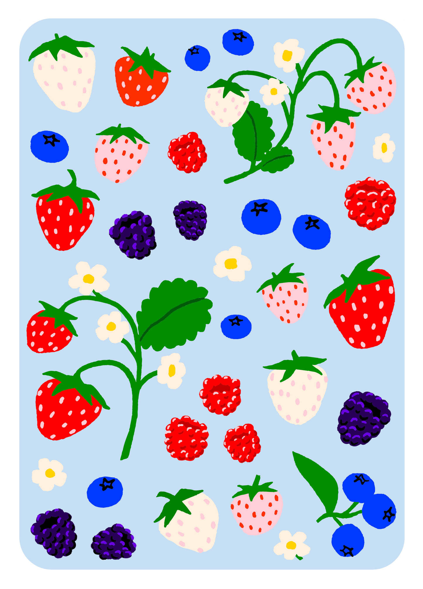Oops All Berries Iron On Sheet Set