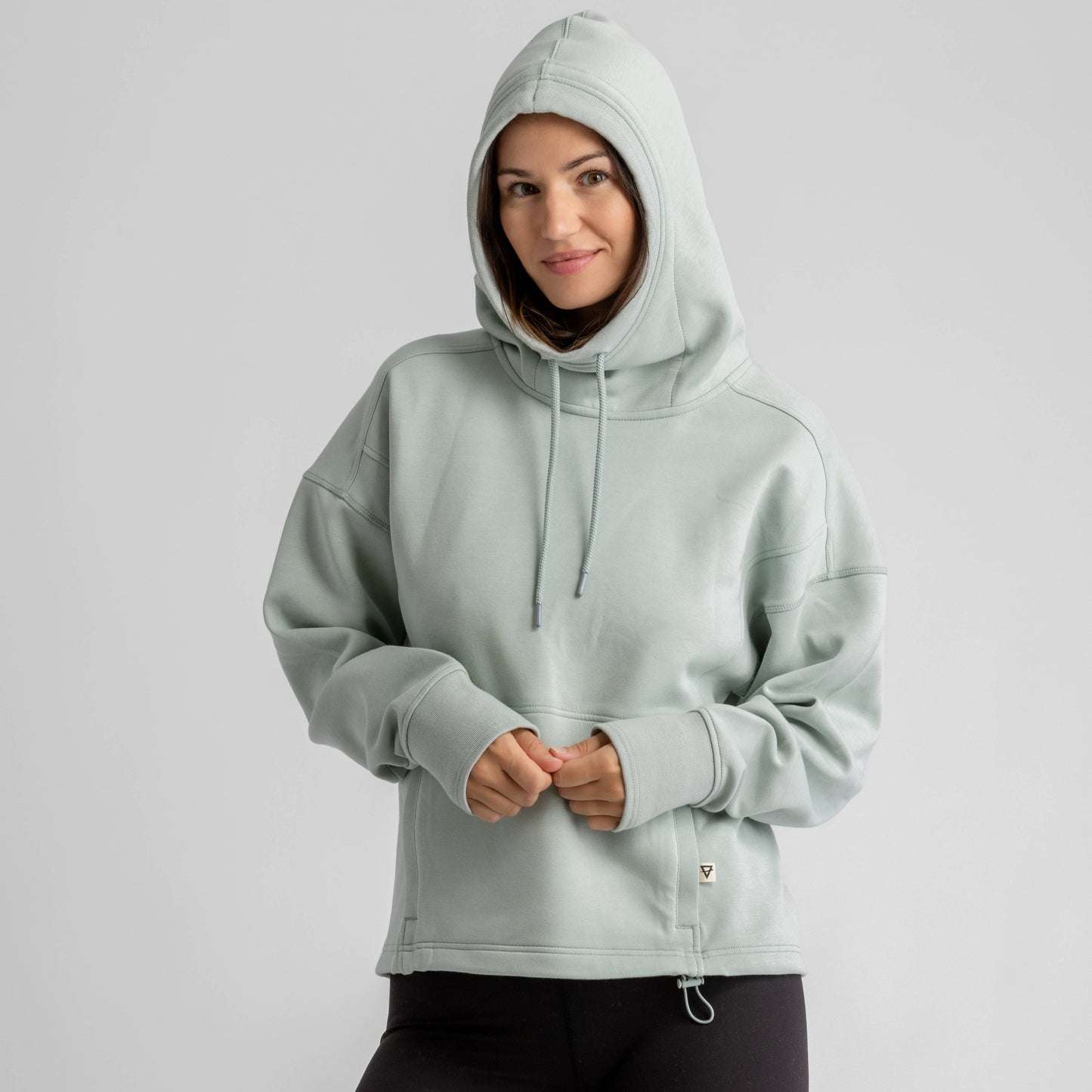 Isla Double Jersey Hooded Pullover