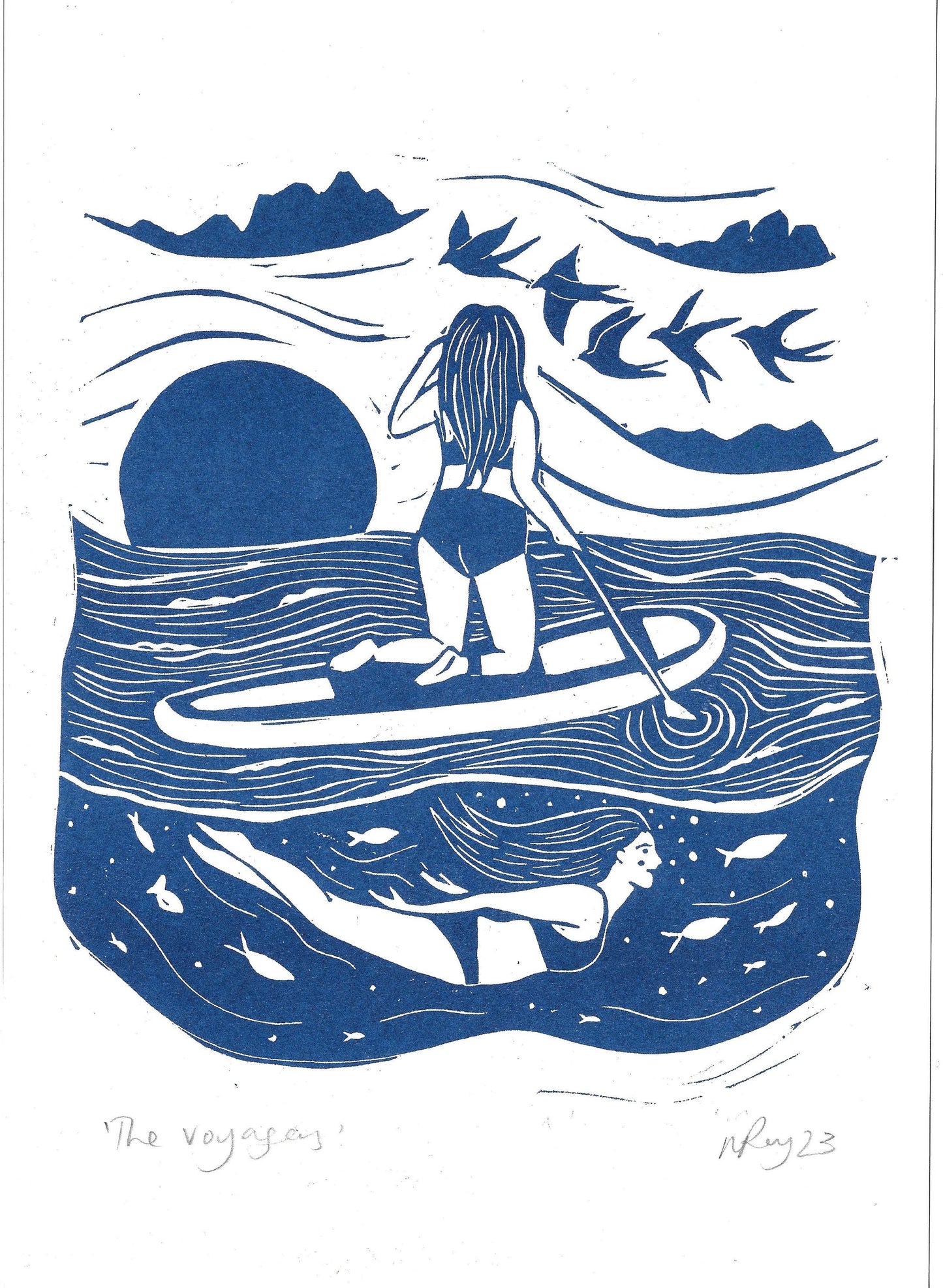 The Voyagers Riso-print