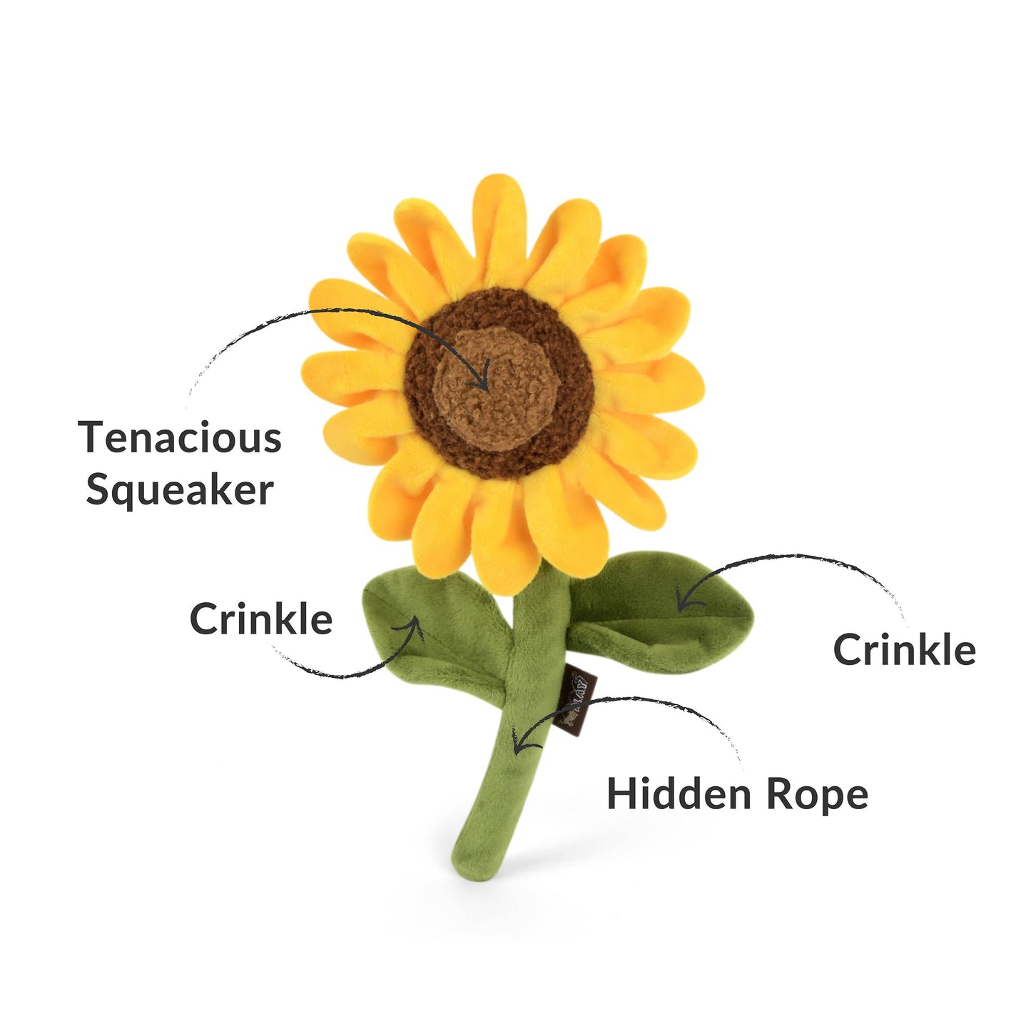 Sassy Sunflower Dog Toy