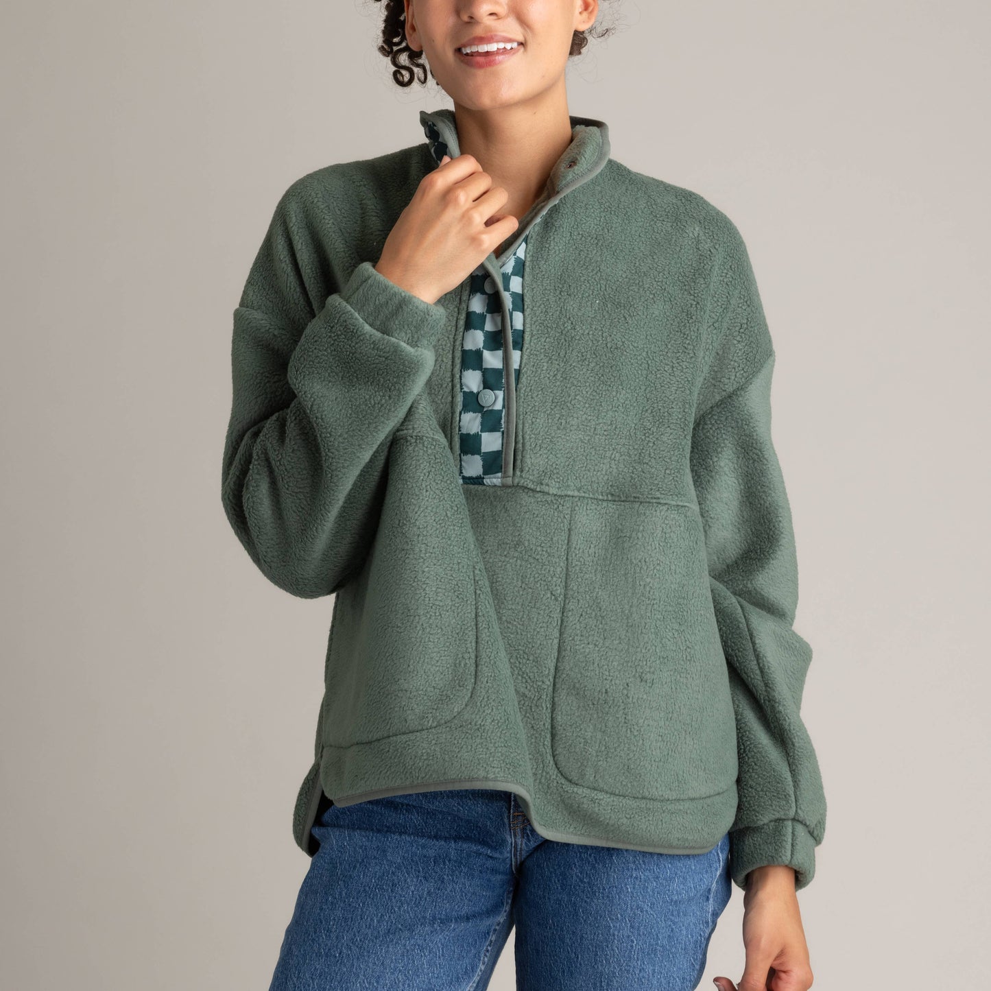 Dawn Heavy Fleece Quarter Snap Pullover