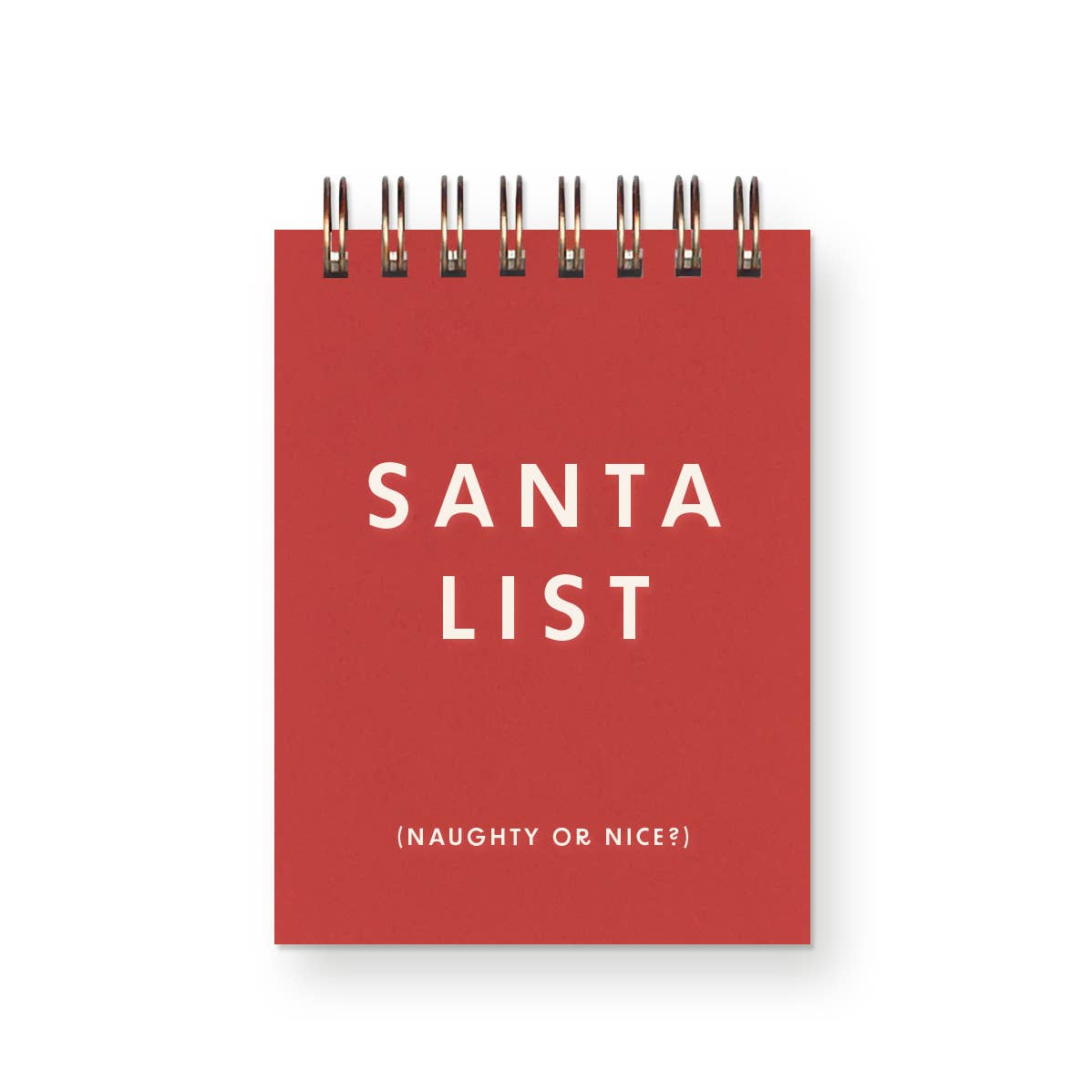 Santa List Holiday Mini Jotter Notebook