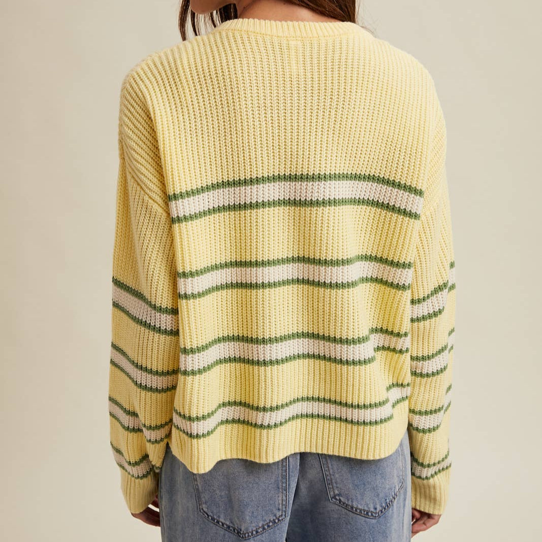 Sunshiney Striped Sweater