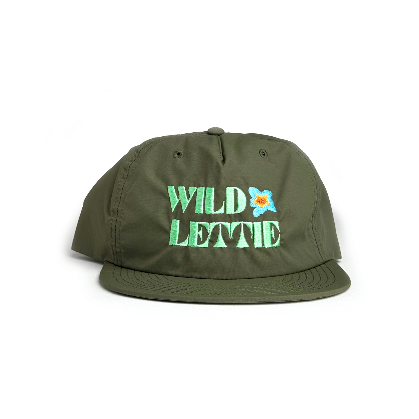 Lettie Floral Logo Surf Cap