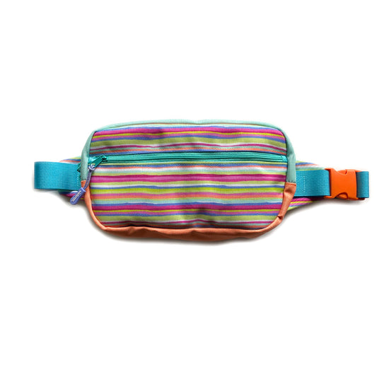 Load image into Gallery viewer, Summer Stripes Recycled Hip Pack
