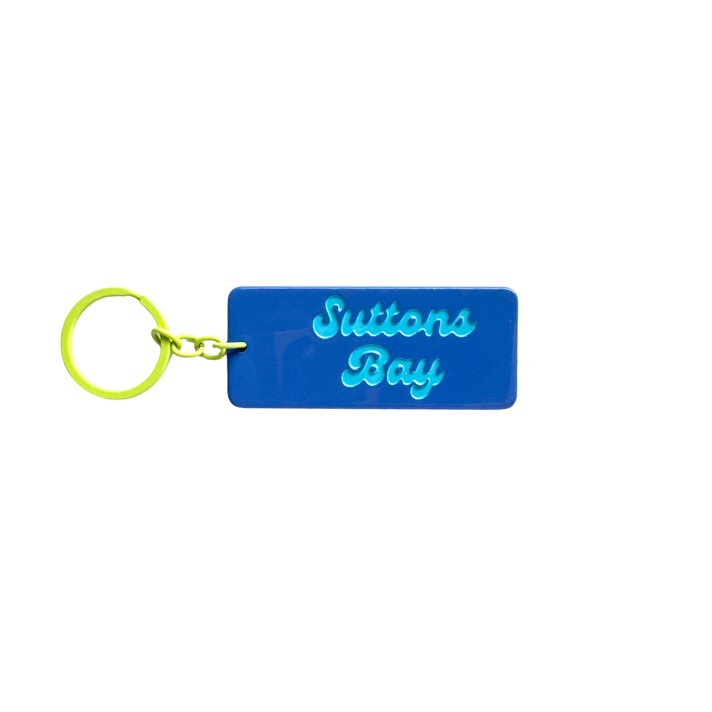 Suttons Bay Tag Keychain