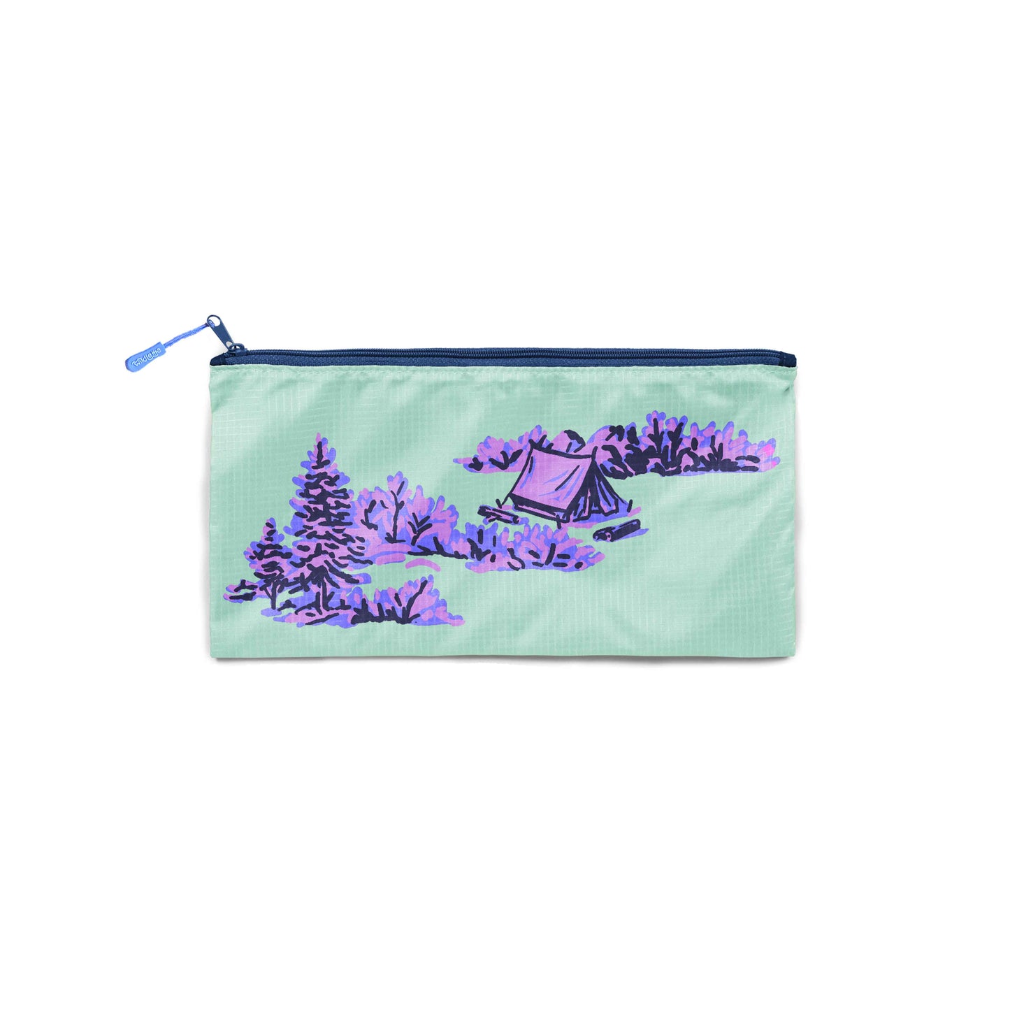 Perfect Campsite Large Recycled Zip Bag