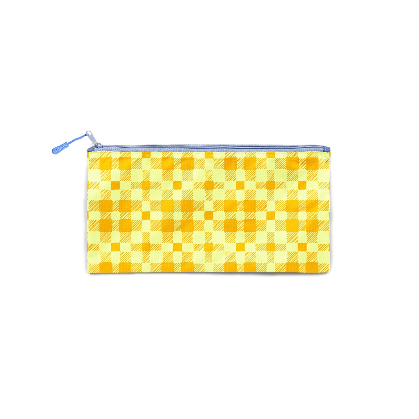 Citronella Two-Tone Large Recycled Zip Bag