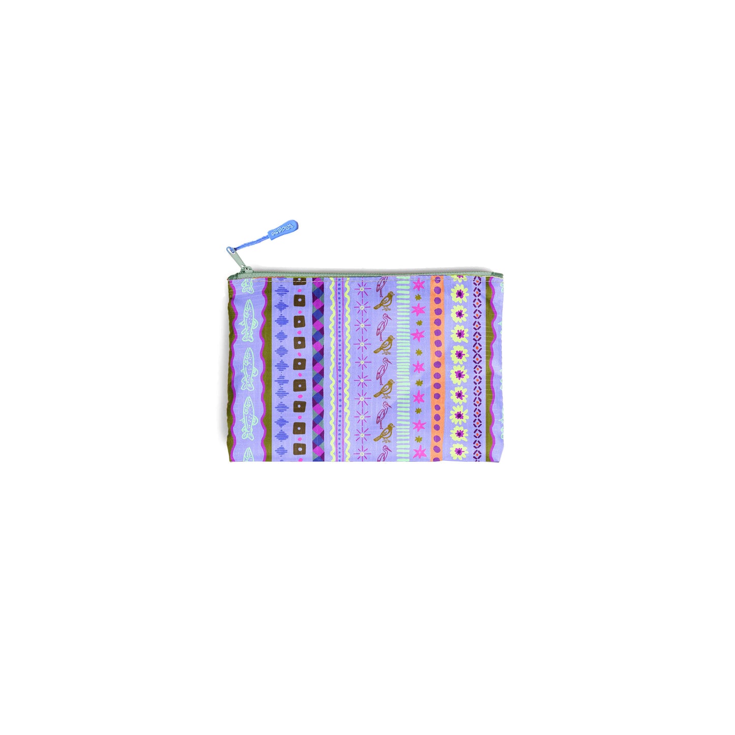 Dew Point Folk Stripe Recycled Mini Zip Bag