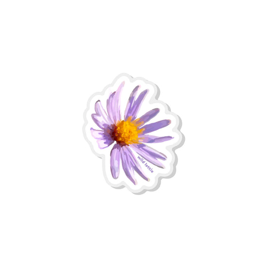 Load image into Gallery viewer, Blue Aster Acrylic Pin

