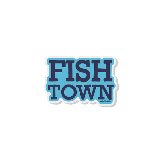 Fishtown Acrylic Pin