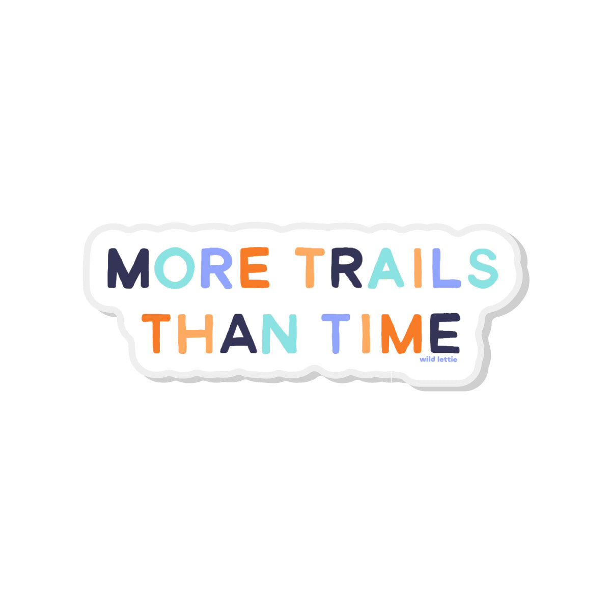 More Trails Acrylic Pin