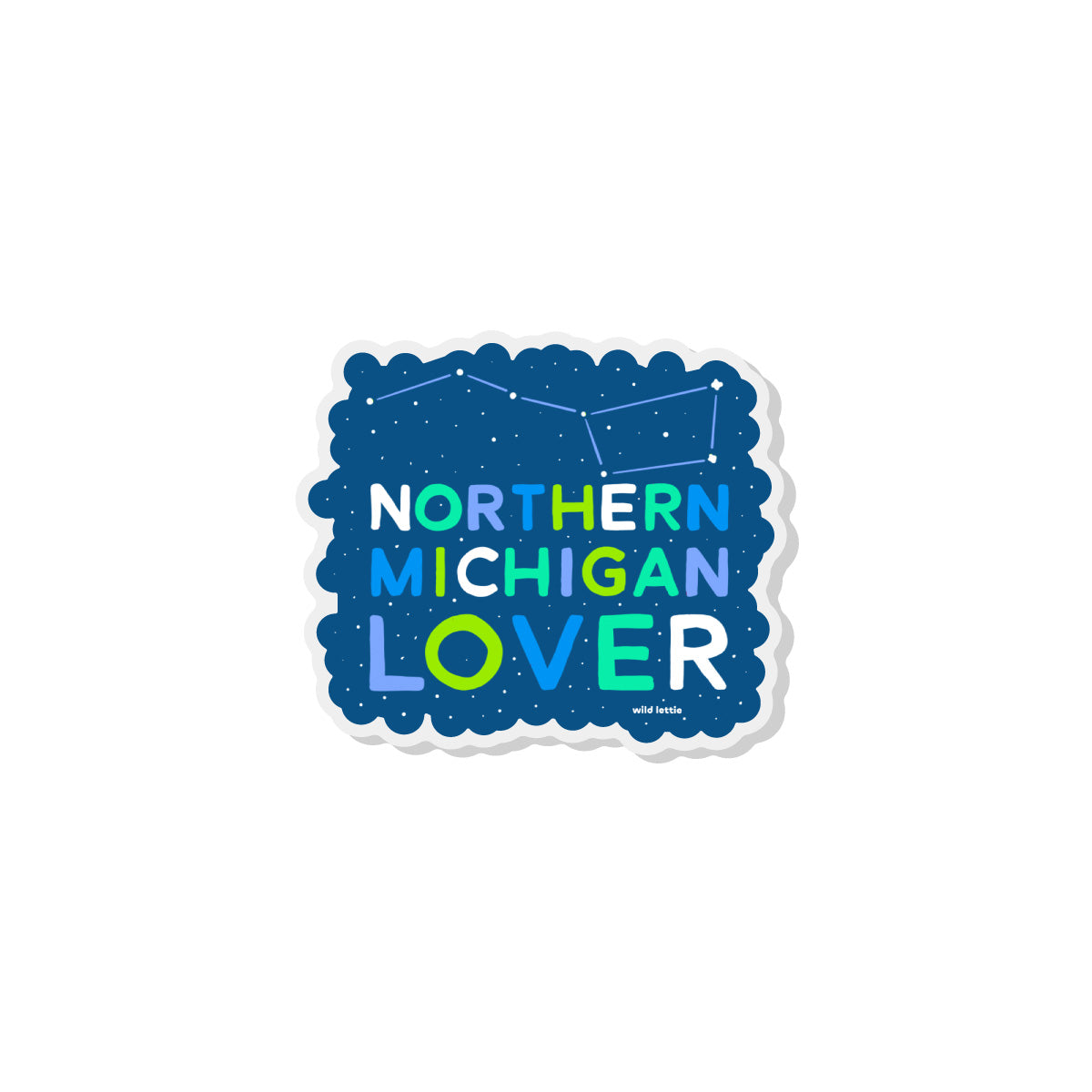 Load image into Gallery viewer, Northern Michigan Lover Acrylic Pin
