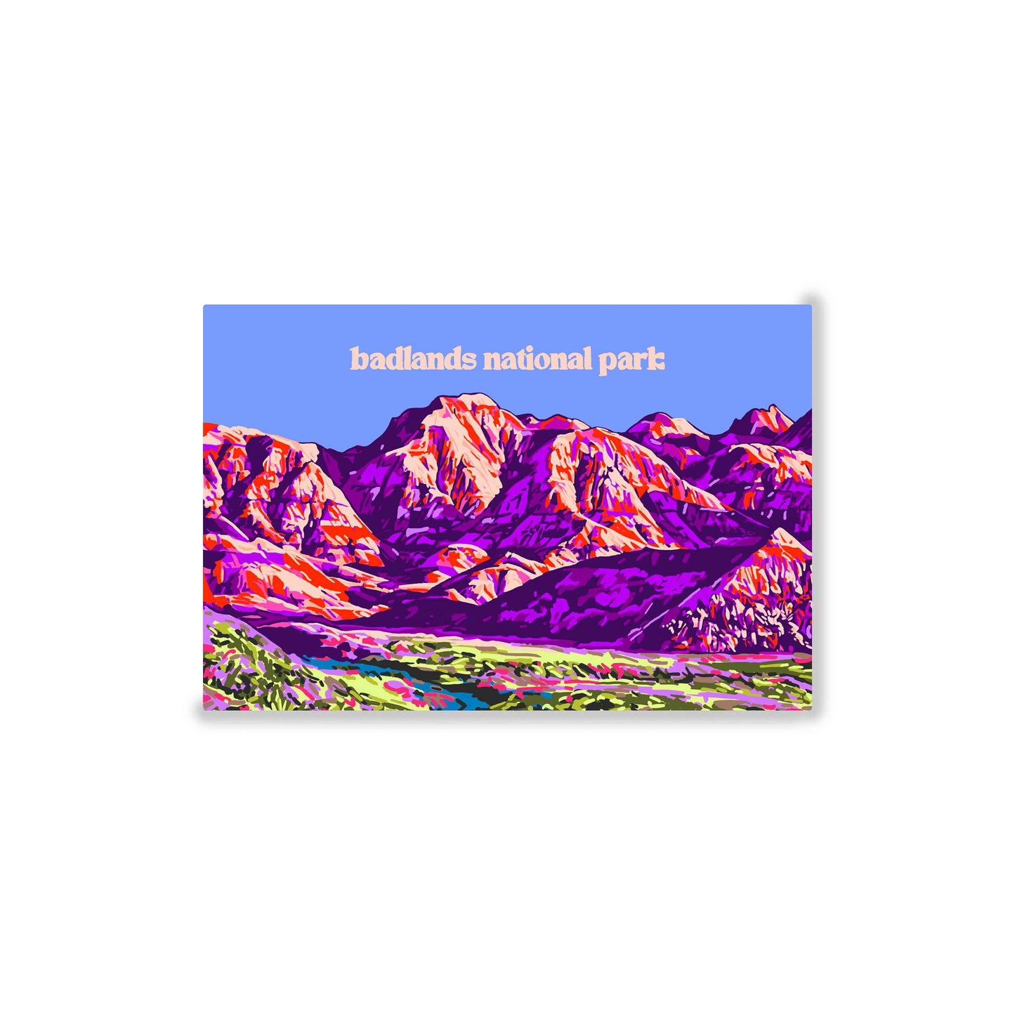 Badlands Postcard