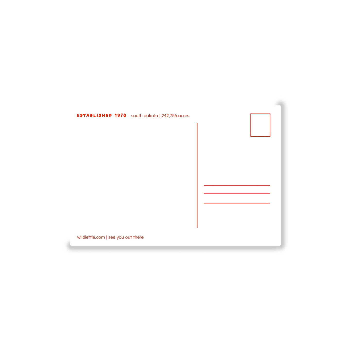 Badlands Postcard