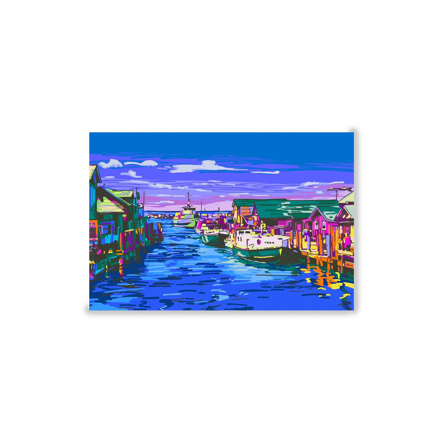 Fishtown Postcard